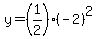 y=%281%2F2%29%28-2%29%5E2