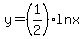 y=%281%2F2%29%2Alnx