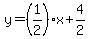 y=%281%2F2%29%2Ax%2B4%2F2
