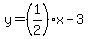 y=%281%2F2%29%2Ax-3