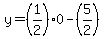 y=%281%2F2%290-%285%2F2%29
