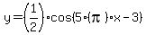 y=%281%2F2%29cos%285%28pi%29x-3%29
