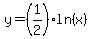 y=%281%2F2%29ln%28x%29