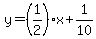 y=%281%2F2%29x%2B1%2F10
