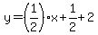 y=%281%2F2%29x%2B1%2F2%2B2
