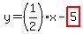 y=%281%2F2%29x-highlight%285%29