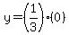 y=%281%2F3%29%280%29