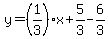 y=%281%2F3%29%2Ax%2B5%2F3-6%2F3