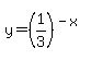 y=%281%2F3%29%5E%28-x%29