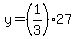 y=%281%2F3%2927