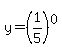 y=%281%2F5%29%5E0