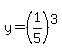 y=%281%2F5%29%5E3