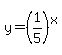 y=%281%2F5%29%5Ex