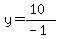 y=%2810%29%2F%28-1%29