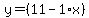 y=%2811-1%2Ax%29