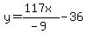 y=%28117x%29%2F%28-9%29-36%29%2F%28-9%29