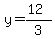 y=%2812%29%2F3