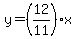 y=%2812%2F11%29%2Ax