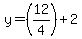 y=%2812%2F4%29%2B2