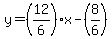 y=%2812%2F6%29x-%288%2F6%29