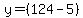 y=%28124-5%29