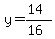 y=%2814%29%2F%2816%29