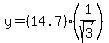 y=%2814.7%29%281%2Fsqrt%283%29%29