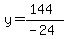 y=%28144%29%2F%28-24%29