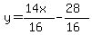 y=%2814x%29%2F%2816%29-%2828%29%2F%2816%29