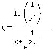 y=%2815%281%2Fe%5Ex%29%29%2F%28x%2B1%2Fe%5E%282x%29%29
