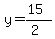 \"y=%2815%29%2F%282%29\"