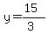 y=%2815%29%2F%283%29