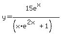 y=%2815e%5Ex%29%2F%28%28x%2Ae%5E%282x%29%2B1%29%29