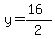 y=%2816%29%2F2