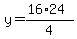 y=%2816%2A24%29%2F4