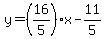 y=%2816%2F5%29x-11%2F5