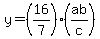y=%2816%2F7%29%28ab%2Fc%29