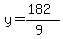 y=%28182%29%2F%289%29
