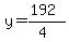 y=%28192%29%2F%284%29