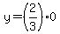 y=%282%2F3%290
