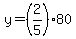 y=%282%2F5%2980