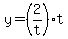y=%282%2Ft%29t