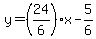 y=%2824%2F6%29x-5%2F6