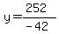 y=%28252%29%2F%28-42%29