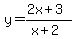 y=%282x%2B3%29%2F%28x%2B2%29