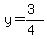 y=%283%29%2F%284%29