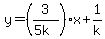 y=%283%2F%285k%29%29x%2B1%2Fk