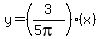 y=%283%2F%285pi%29%29%28x%29