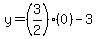 y=%283%2F2%29%280%29-3