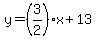 y=%283%2F2%29%2Ax%2B13